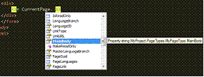 Intellisense