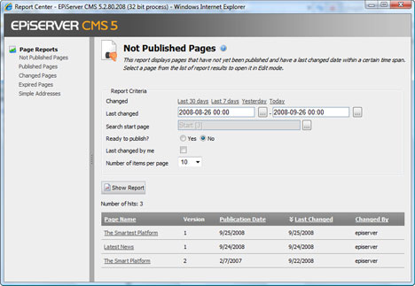 The Report Center